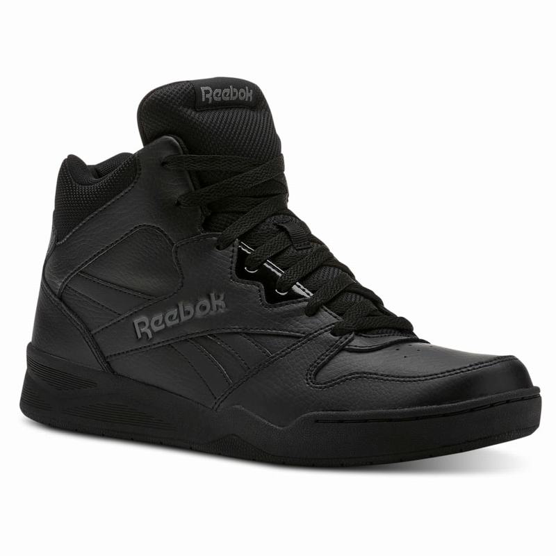 Ghete Baschet Reebok Royal Bb4500 Hi2 Barbati Negrii Romania SX4472NI